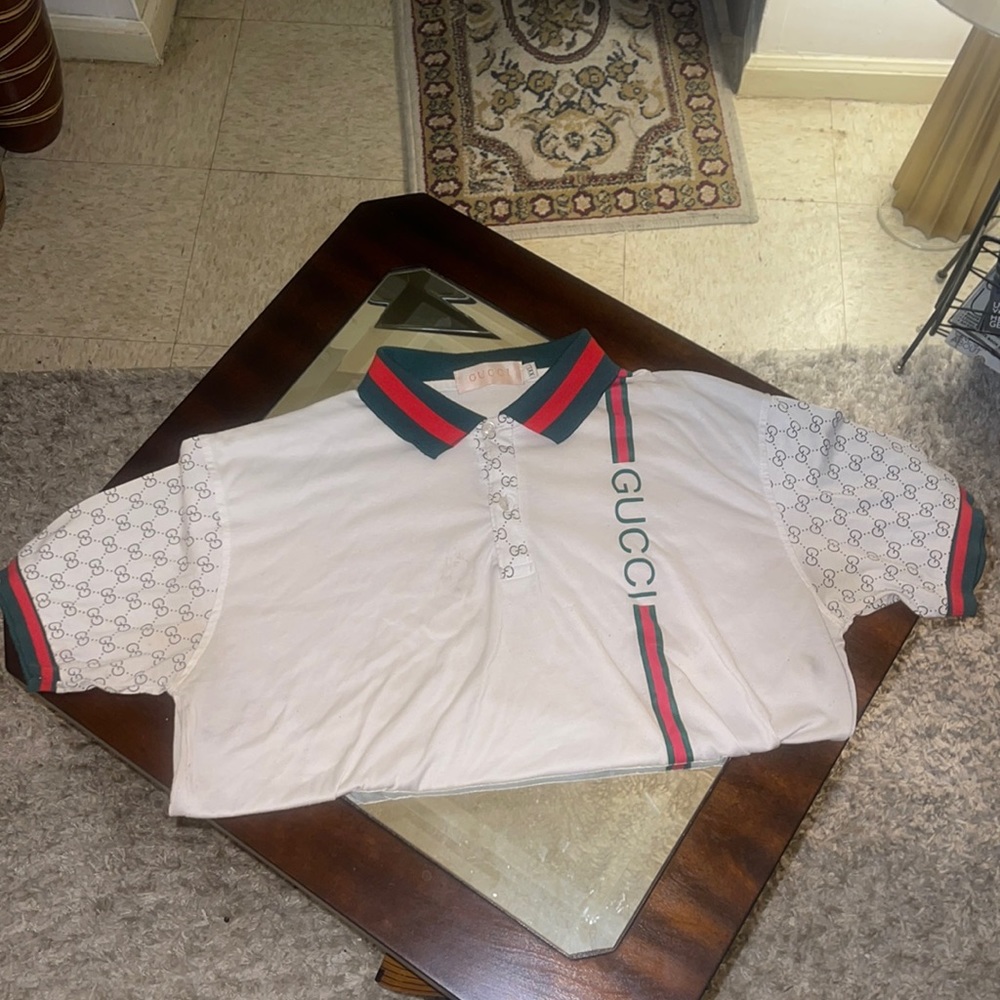 Collard Gucci button up shirt